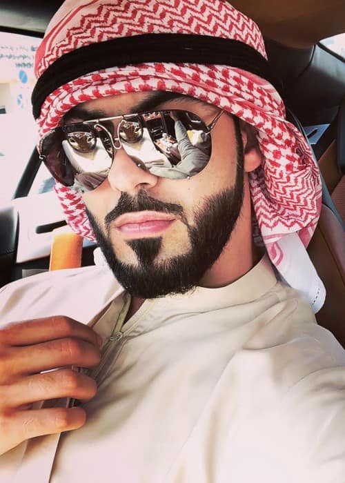 Omar Borkan Al Gala i et Instagram-opslag som set i maj 2018