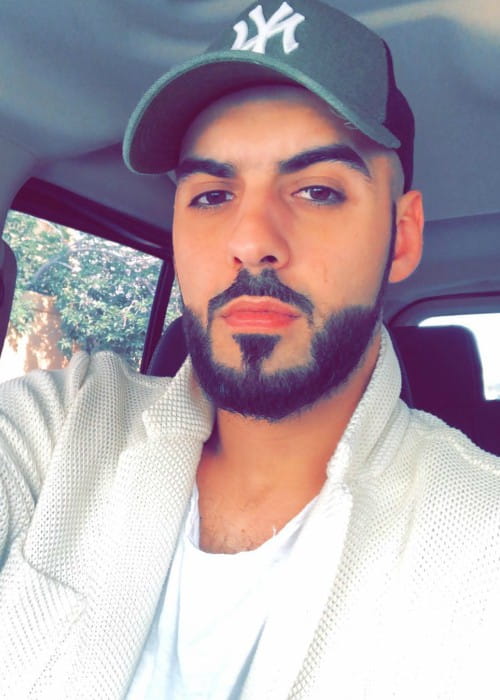Omar Borkan Al Gala i en Instagram-selfie som set i juni 2018