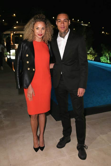Rose Bertram og Gregory van der Wiel ved Cannes Film Festival i maj 2015