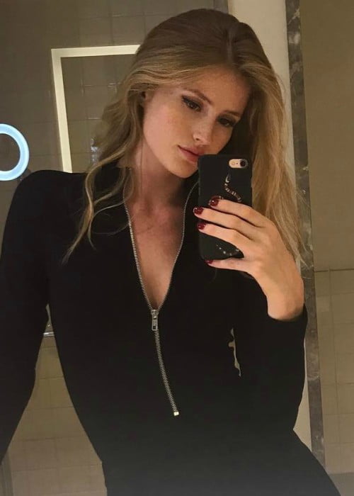 Η Annika Backes σε μια selfie στο Instagram τον Αύγουστο του 2017