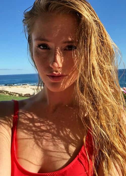 Η Annika Backes σε selfie τον Ιανουάριο του 2018