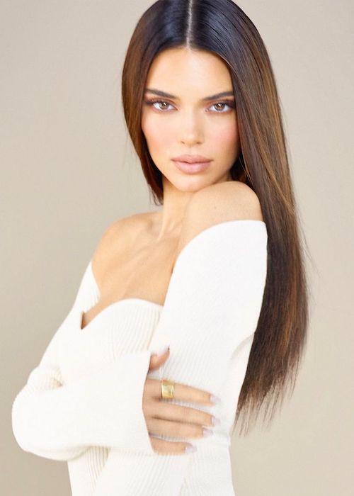 Kendall Jenner under et modelfotoshoot i 2020