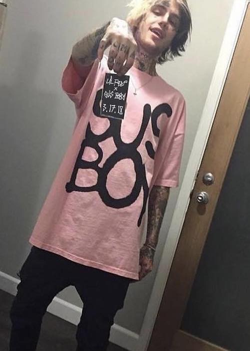 Lil Peep vanhassa kuvassa, joka on ladattu Instagramiin vuonna 2018