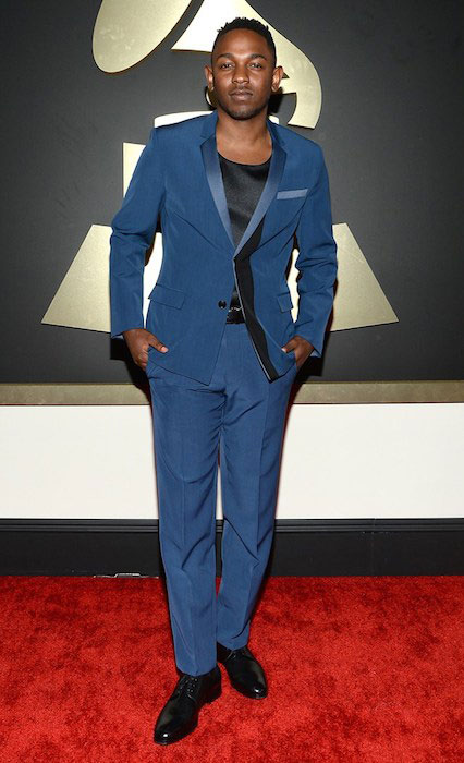 Kendrick Lamar deltager i den 56. Grammy Awards i Staples Center den 26. januar 2014.
