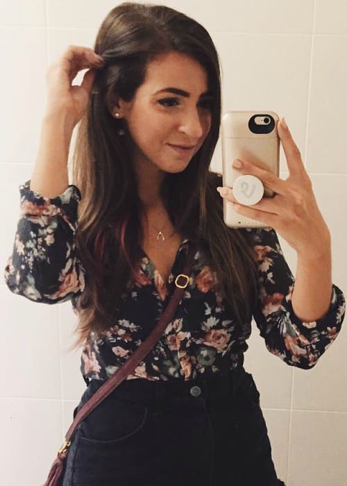 Η Gabbie Hanna σε μια selfie στο Instagram τον Αύγουστο του 2016
