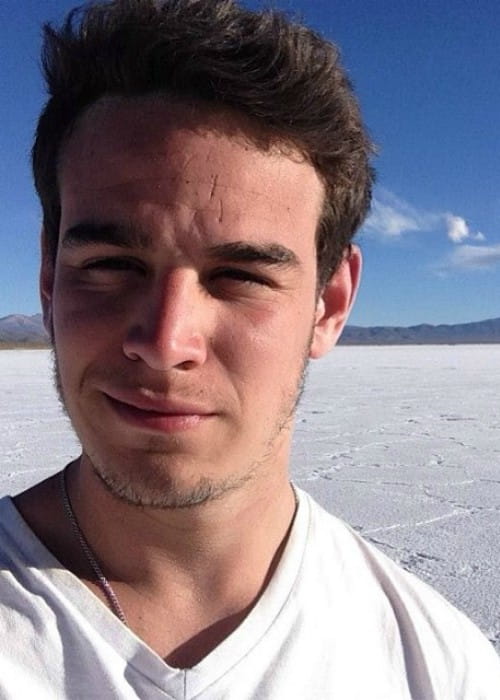 Alberto Rosende i en Instagram -selfie set i marts 2014