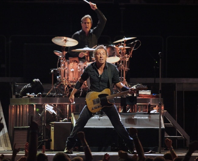 Bruce Springsteen optrådte til en koncert med Max Weinberg i ryggen i august 2008