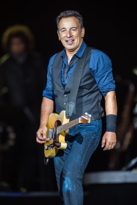 Bruce Springsteen set, mens han optrådte på Roskilde Festival 2012