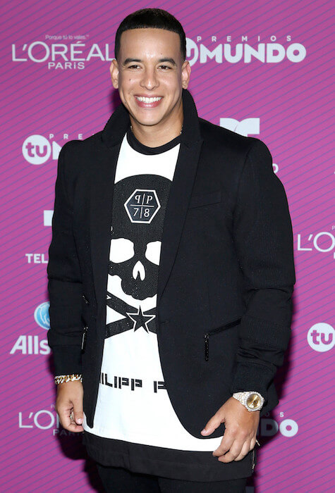 Daddy Yankee på Telemundos "Premios Tu Mundo Awards" 20. august 2015 i Miami, Florida