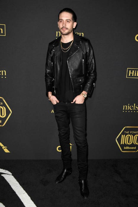 G -Eazy på Billboard Power 100 - Red Carpet i februar 2017