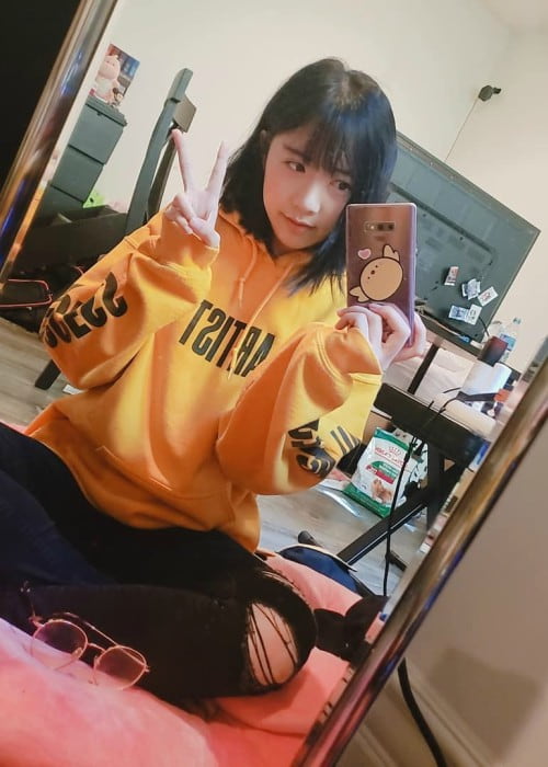 Η LilyPichu σε selfie τον Οκτώβριο του 2019