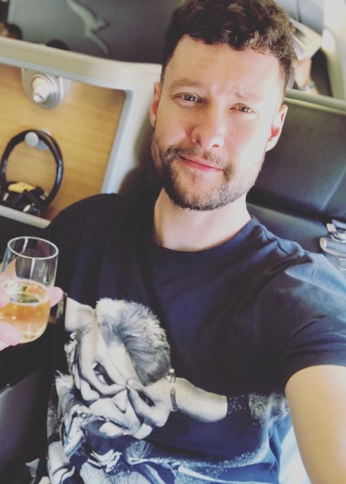 Ο Calum Scott σε μια selfie στο Instagram τον Μάρτιο του 2018