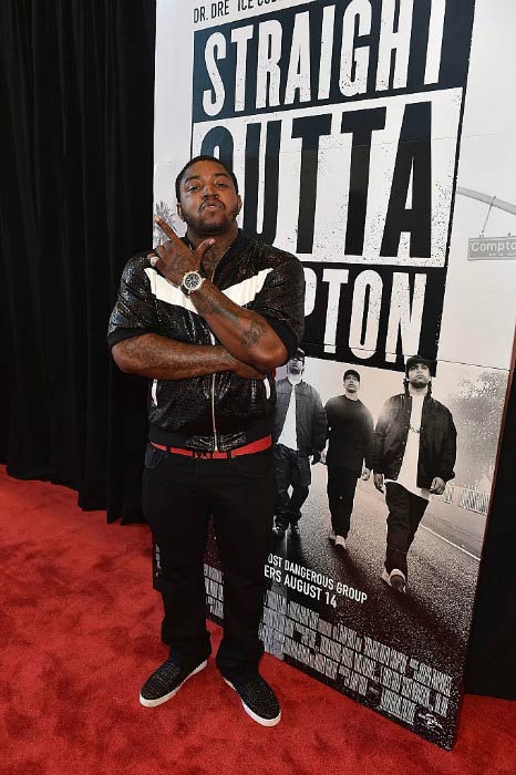 Lil Scrappy Straight Outta Comptonin VIP -näytöksessä heinäkuussa 2015