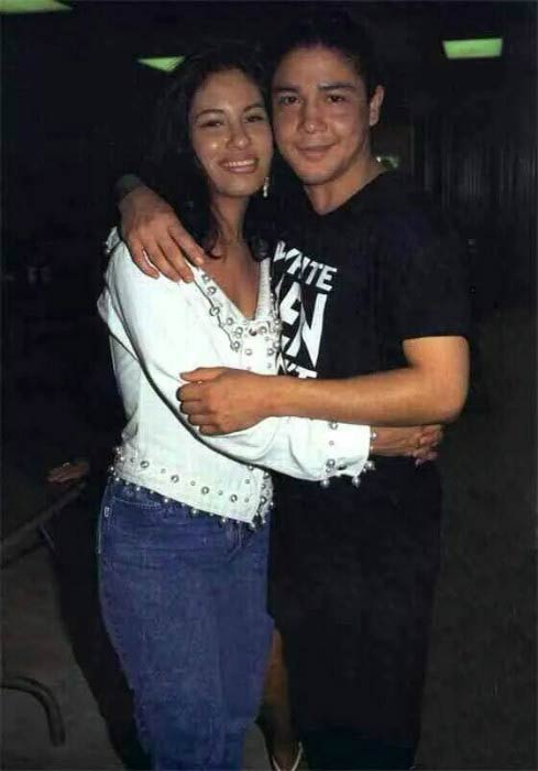 Selena Quintanilla og eksmanden Chris Perez