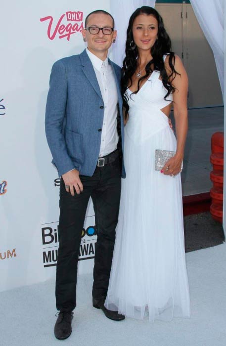 Chester Bennington og Talinda Ann Bentley ved Billboard Music Awards 2012