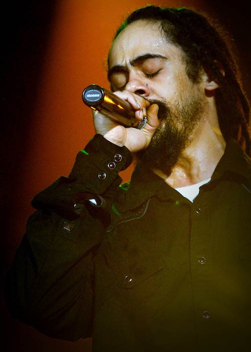Damian Marley sang på Castillo Marroquín, Bogotá i november 2011