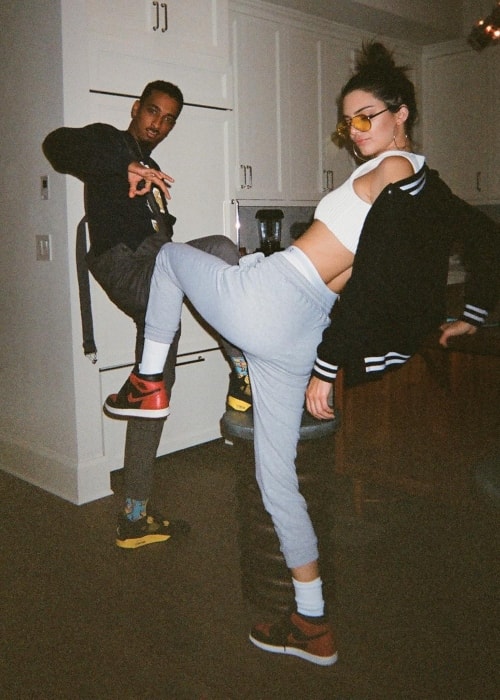 Travis Bennett og Kendall Jenner som set på et billede taget i marts 2017