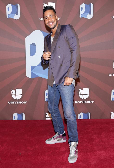 Romeo Santos κατά τη διάρκεια του Premios Juventud 2014 στο Coral Gables της Φλόριντα
