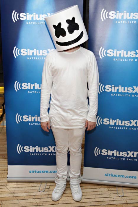 Marshmello på SiriusXM Satellite Event i november 2016
