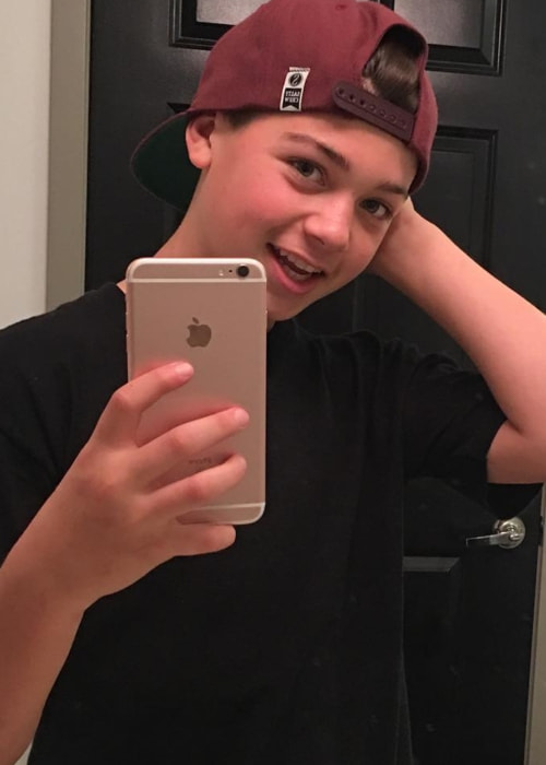 Joey Birlem i en selfie set i juni 2016