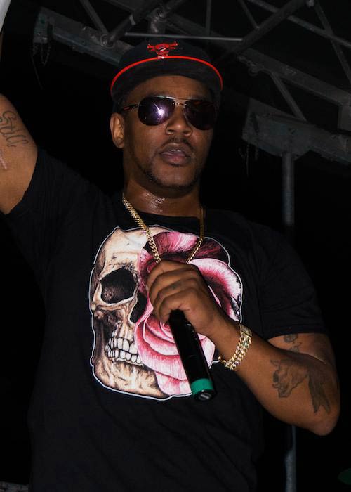 Rapperen Cam'ron på Broccoli City DC Festival som set i april 2014