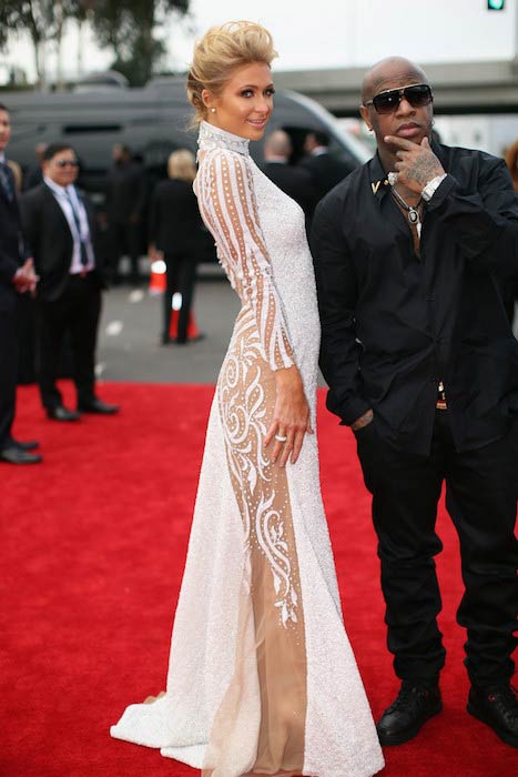 Paris Hilton και Birdman στα βραβεία Grammy 2014