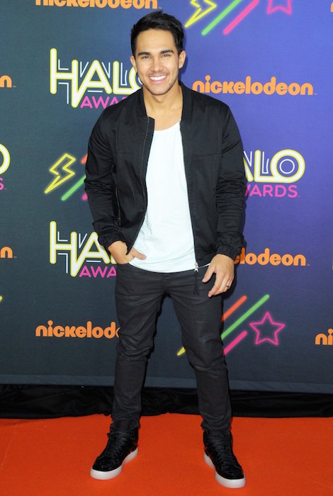 Carlos Pena, mlajši na podelitvi nagrad Nickelodeon Halo 2014