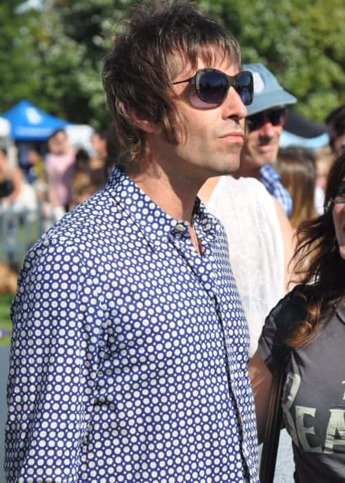 Liam Gallagher PupAid -kampanjan aikana syyskuussa 2012