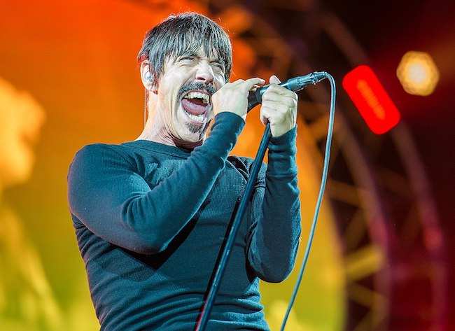 Ο Anthony Kiedis παίζει στο Rock im Park 2016 Music Festival