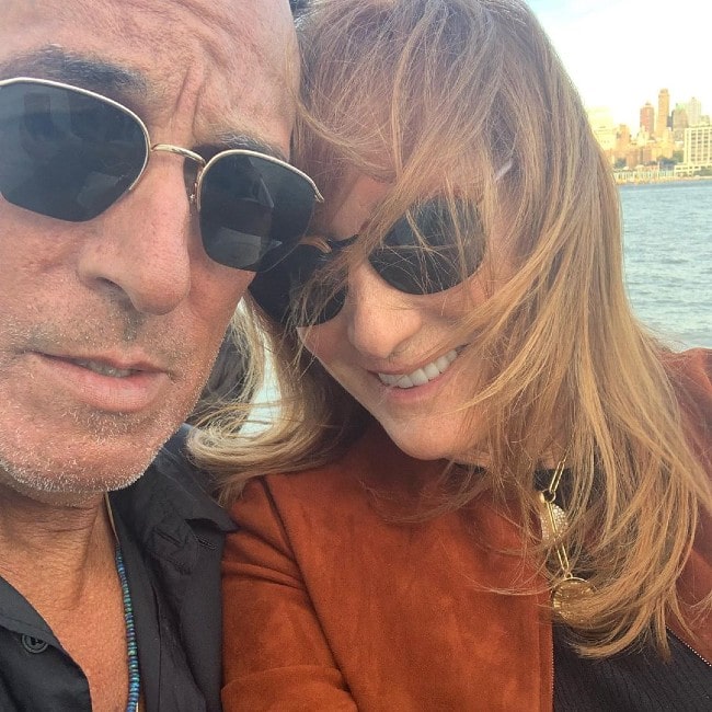 Patti Scialfa med sin mand set i september 2019