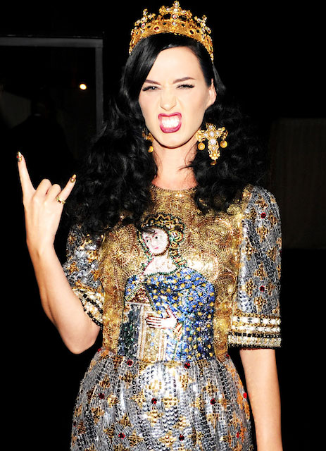 Katy Perry počas Met Gala 2013