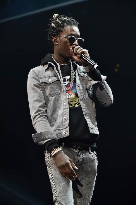 Young Thug under Power 105.1's Powerhouse 2016