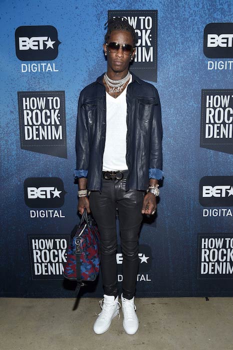 Young Thug at the BET: How To Rock Denim v srpnu 2016