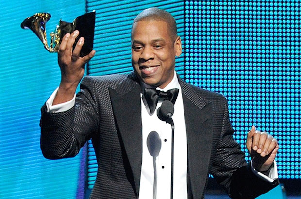 Jay-Z under Grammys 2014