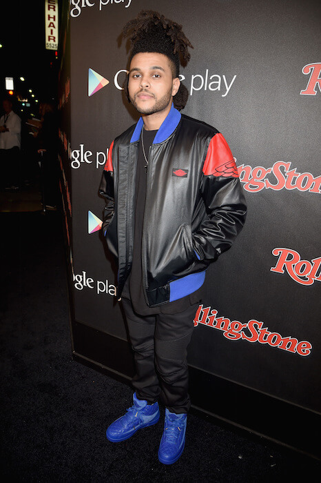 The Weeknd at Rolling Stone og Google Play Grammy Week Event i februar 2015