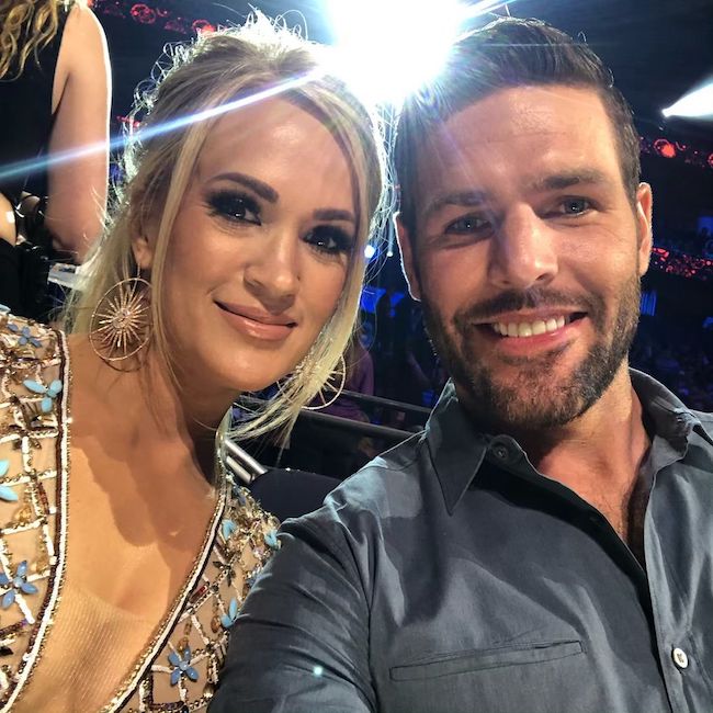 Mike Fisher a Carrie Underwood v júni 2019