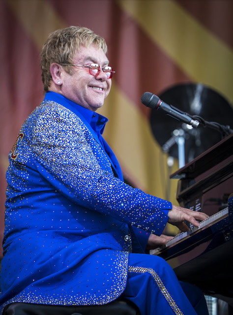 Elton John počas 6. dňa Jazz Festu