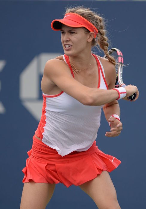 Η Eugenie Bouchard κατά τη διάρκεια του US Open 2015 στη Νέα Υόρκη - Ημέρα 5