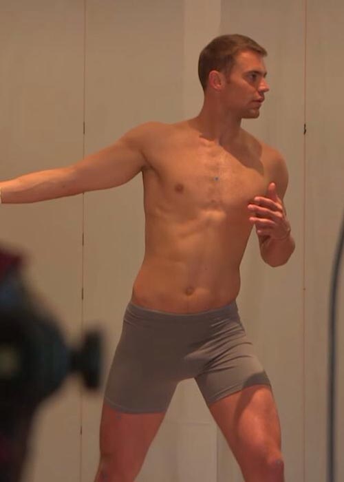 Manuel Neuer skjorteløs krop