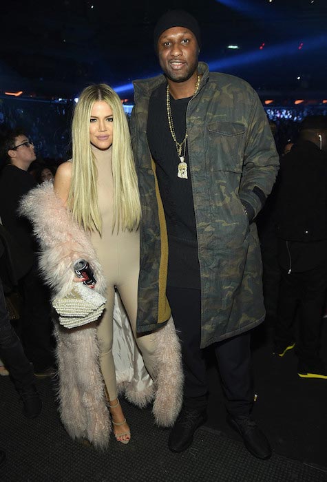 Lamar Odom og Khloe Kardashian Den 11. februar 2016 i New York