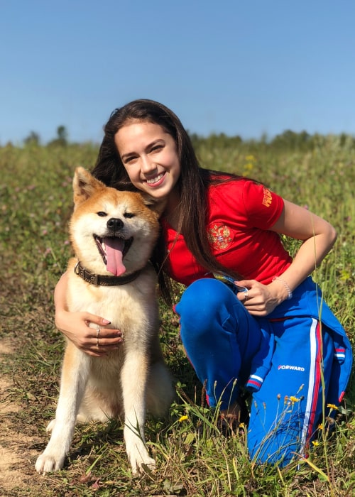 Alina Zagitova som set i et Instagram-opslag i september 2018