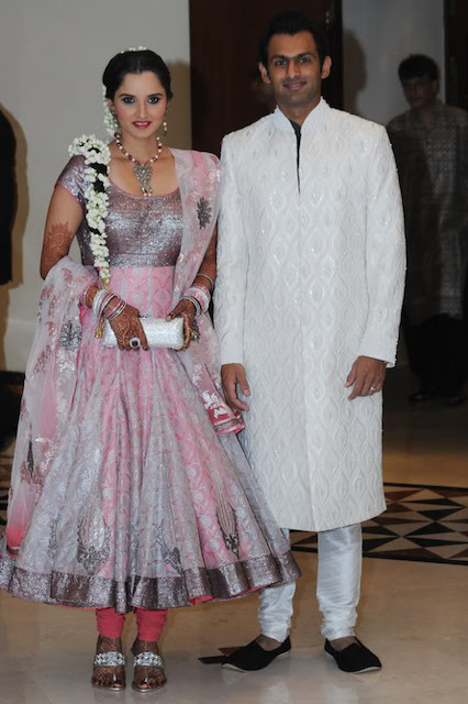 Sania Mirza og hendes pakistanske cricket-mand Shoaib Malik