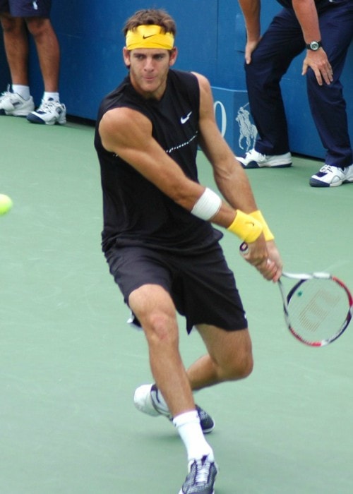 Ο Juan Martín del Potro κατά τη διάρκεια του US Open το 2009