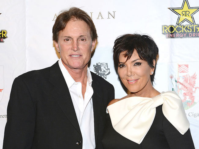 Bruce Jenner og Kris Jenner før deres skilsmisse
