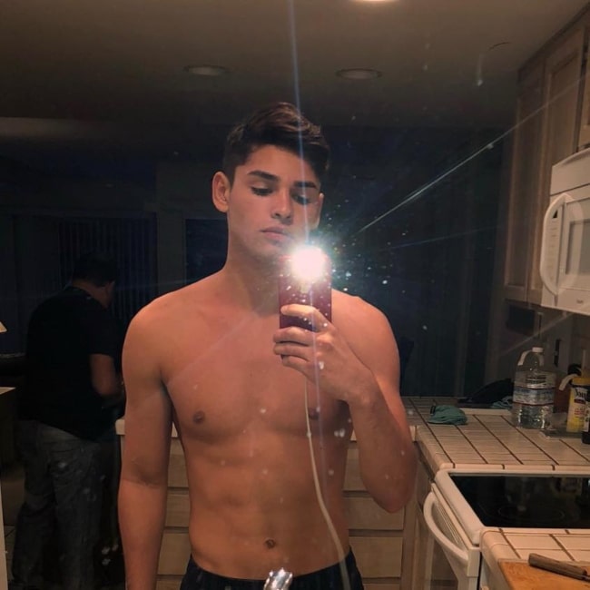 Ryan García delte sin selfie i januar 2019