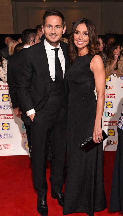 Frank Lampard og Christine Bleakley Pride of Britain Awards Grosvenor House Hotel London
