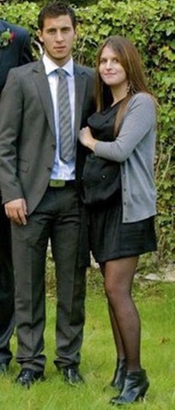 Ο Eden Hazard και η σύζυγός του Natasha Van Honacker
