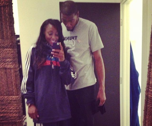 Kevin Durant και Monica Wright