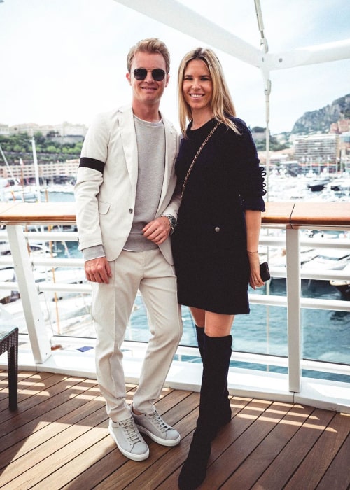 Nico Rosberg og Vivian Sibold, set i maj 2019