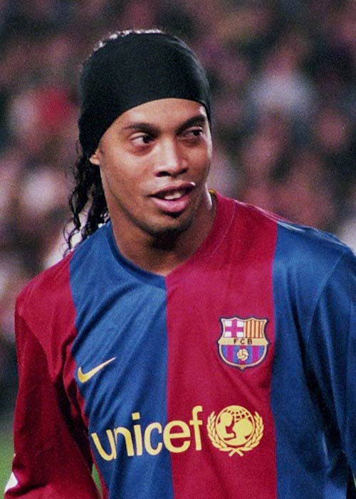 Ronaldinho (FC Barcelonas spiller) under kampen i 2007